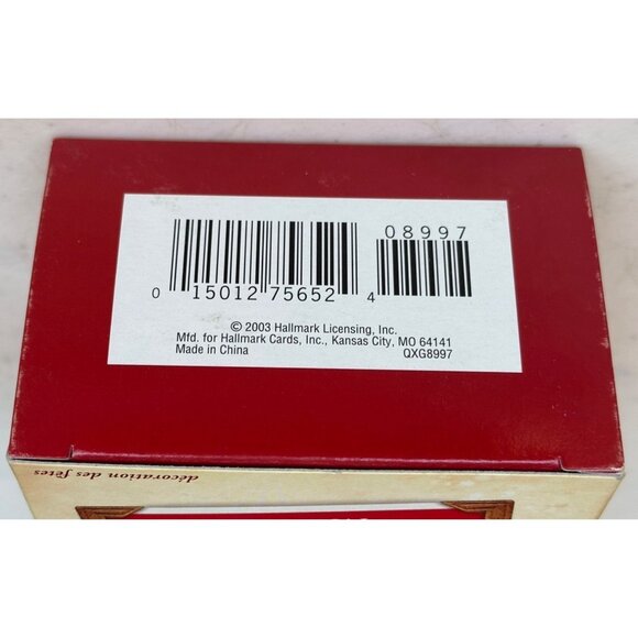 VINTAGE 2003 Hallmark Licensing, Inc. Keepsake Ornament Noah's Ark 2.5" Tall - Picture 14 of 15